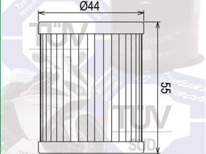 Ölfilter Hiflo HF132 für Suzuki GS,Kawasaki...