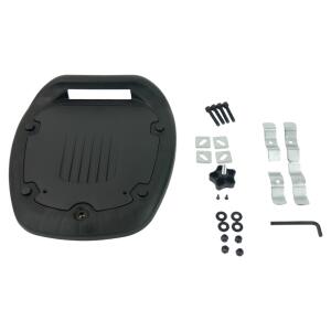 Halteplatte Motorradkoffer 32 Liter Top case uni Helmkoffer für Roller Motorrad Mofa Quad