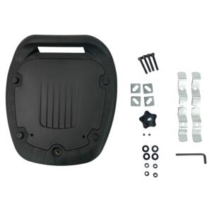 Halteplatte Motorradkoffer 32 Liter Top case uni Helmkoffer für Roller Motorrad Mofa Quad