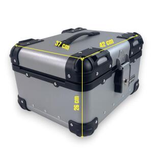 Topcase Pro2 Coffre Aluminium Noir 22 litres