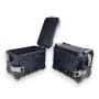 Seitenkofferer 2-Set Pro3 46 L Schwarz Alu für Motorrad