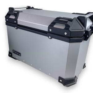 Seitenkofferer 2-Set Pro3 46 L Silber Alu für Motorrad