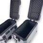 Seitenkofferer 2-Set Pro3 46 L Silber Alu für Motorrad
