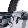 Seitenkofferer 2-Set Pro3 46 L Silber Alu für Motorrad