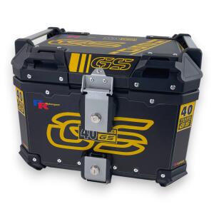 Top Case Pro3 gs design 45 L Alu with mounts rack for motorcycle