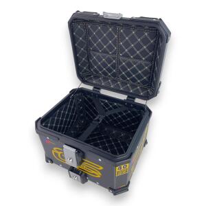 Top Case Pro3 gs design 45 L Alu with mounts rack for motorcycle
