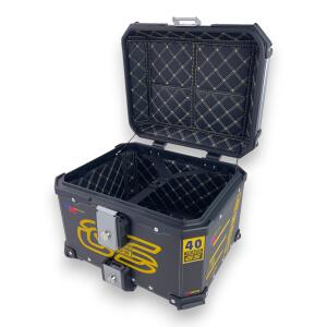 Top Case Pro3 gs design 45 L Alu with mounts rack for motorcycle