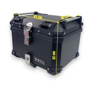 Topcase Pro3 Schwarz 45 Liter Motorradkoffer kunststoff mit Halterplatte universal