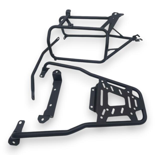 Pannier & Top Case Rack Pro3 black for Harley Pan America 1250 Cutout (2021-25)