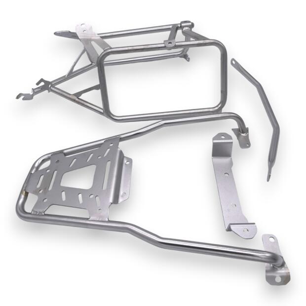 Pannier & Top Case Rack Pro3 silver for Harley Pan America 1250 Cutout (2021-25)