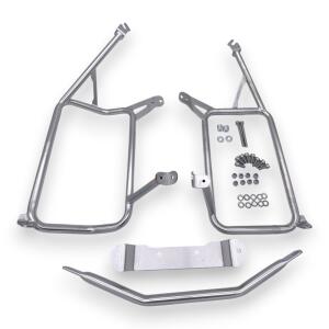 Pannier & Top Case Rack Pro3 silver for Harley Pan America 1250 Cutout (2021-25)