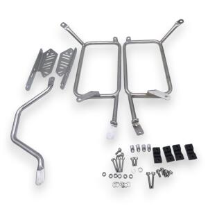 Pannier & Top Case Rack Pro3 silver for Kawasaki KLE...