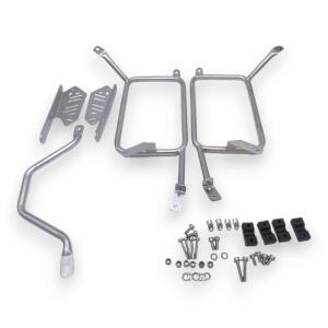 Pannier & Top Case Rack Pro3 silver for Kawasaki KLE...