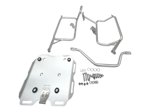 Pannier Rack Pro3 silver for KTM 790 Adventure Cutout & Top Case Plate
