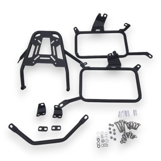Pannier & Top Case Rack Pro3 black for Honda NX 750 X (2021-23)