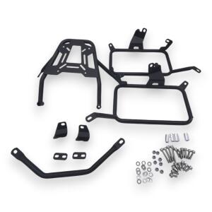 Pannier & Top Case Rack Pro3 black for Honda NX 750 X (2021-23)