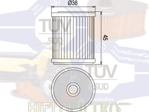Ölfilter Hiflo HF142 für Yamaha