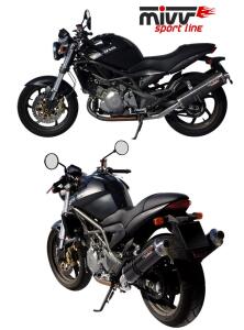 MIVV Oval Carbon 2 Slip-On for Cagiva Raptor 1000 00-05 B-Stock