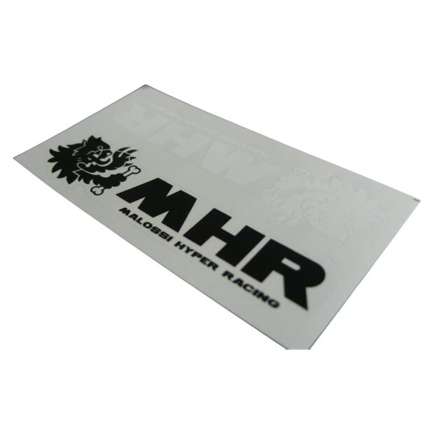 Malossi MHR Aufkleber Set Schwarz/Weiß