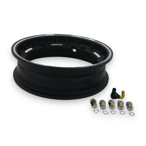 Felge Schwarz Aluminium 2.50 x 10 für Piaggio Vespa PX/LML/T5 125-200