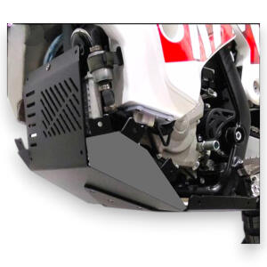 Motorschutz für Kove 450 Rally schwarz/Ice polish