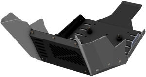 Motorschutz für Kove 450 Rally schwarz/Ice polish