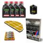 Wartungspaket für Kawasaki Ninja ZX6R 98-02 & Motul & Racing Ölfilter & Anleitung