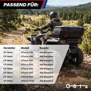 Koffer hinten für ATV CF-MOTO 850-1000 Quad Box 125 Liter