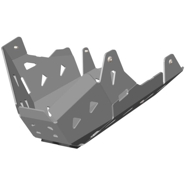 Motorschutz für Kawasaki KLE 650 Versys 21-24 in Schwarz Matt