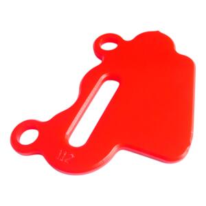 Brake caliper protector DTC for Kove 450 Rally 24-25 in red