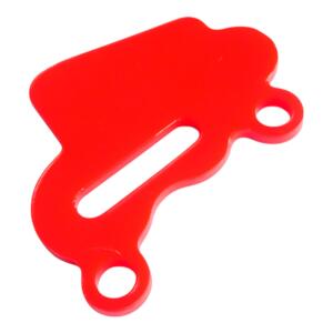 Brake caliper protector DTC for Kove 450 Rally 24-25 in red