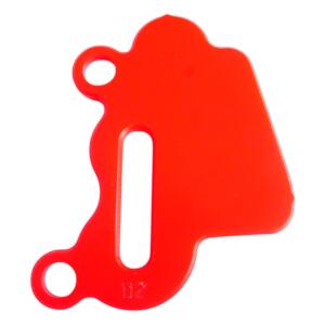 Brake caliper protector DTC for Kove 450 Rally 24-25 in red