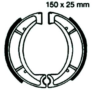 Yamaha SR 500 (3GW1/3/4/6/7) year 96-98 rear brake pads