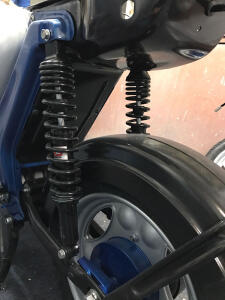 Shock absorbers for Simson S 50