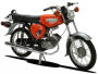 Shock absorbers for Simson S 50