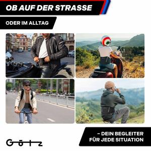 Götz Nierengurt für Motorrad Nierenwärmer verstärkter Klettverschluss 95–118 cm