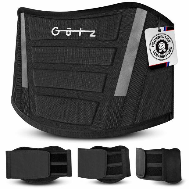 Götz Nierengurt für Motorrad Nierenwärmer verstärkter Klettverschluss 115–138 cm