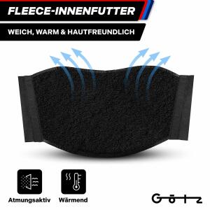 Götz Nierengurt für Motorrad Nierenwärmer verstärkter Klettverschluss 135-158 cm