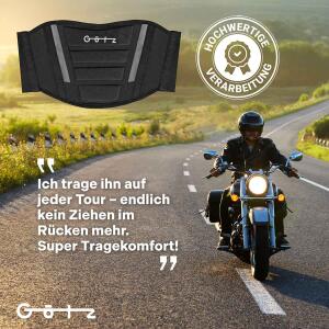 Götz Nierengurt für Motorrad Nierenwärmer verstärkter Klettverschluss 155–178 cm