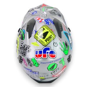 Motocross Jet Helmet color XS-XL with Sun Visor UFO Sheratan