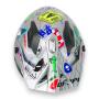 Motocross Jet Helmet color XS-XL with Sun Visor UFO Sheratan