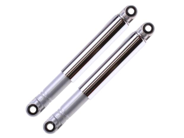 Stoßdämpfer Satz IMCA 260mm für Roller/ Mofas/ Mopeds in Chrom MKX