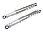 Stoßdämpfer Satz IMCA 260mm für Roller/ Mofas/ Mopeds in Chrom MKX