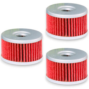 Ölfilter x3 für Suzuki DR 500 600 650 750 800 LS XF 650 Sachs Roadster