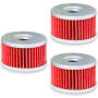 Ölfilter x3 für Suzuki DR 500 600 650 750 800 LS XF 650 Sachs Roadster