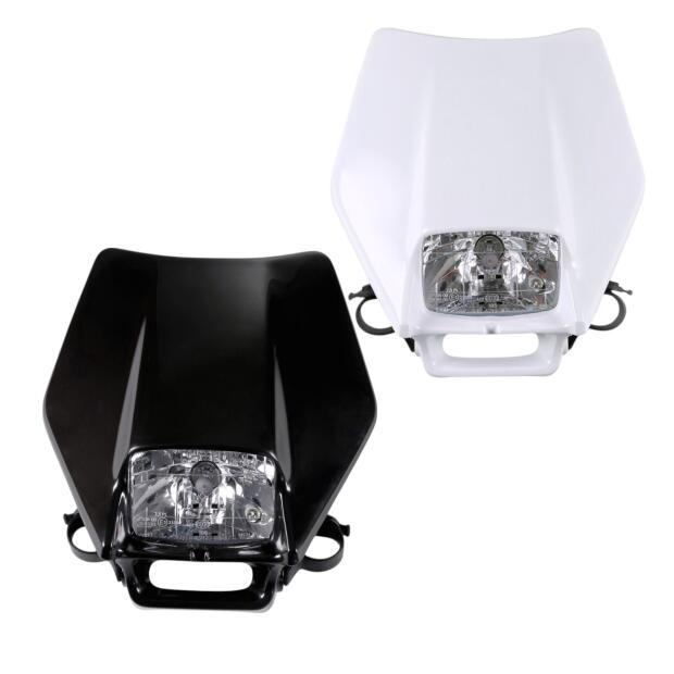 Lampenmaske mit Halogen-Scheinwerfer universal Weiß/Schwarz UFO