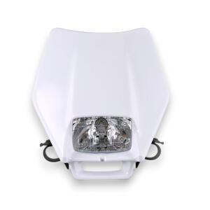 Lampenmaske mit Halogen-Scheinwerfer universal Weiß/Schwarz UFO