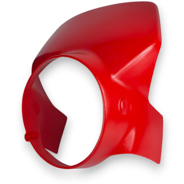 Lampenmaske rot für Honda XL 125 200 250 500 R, MTX 80 50 C Scheinwerfer für Frontverkleidung