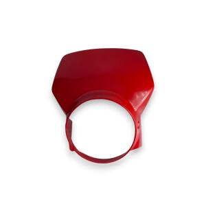 Lampenmaske rot für Honda XL 125 200 250 500 R, MTX...