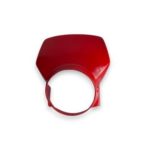 Lampenmaske rot universell 145mm 5 3/4 Zoll Scheinwerfer für Frontverkleidung